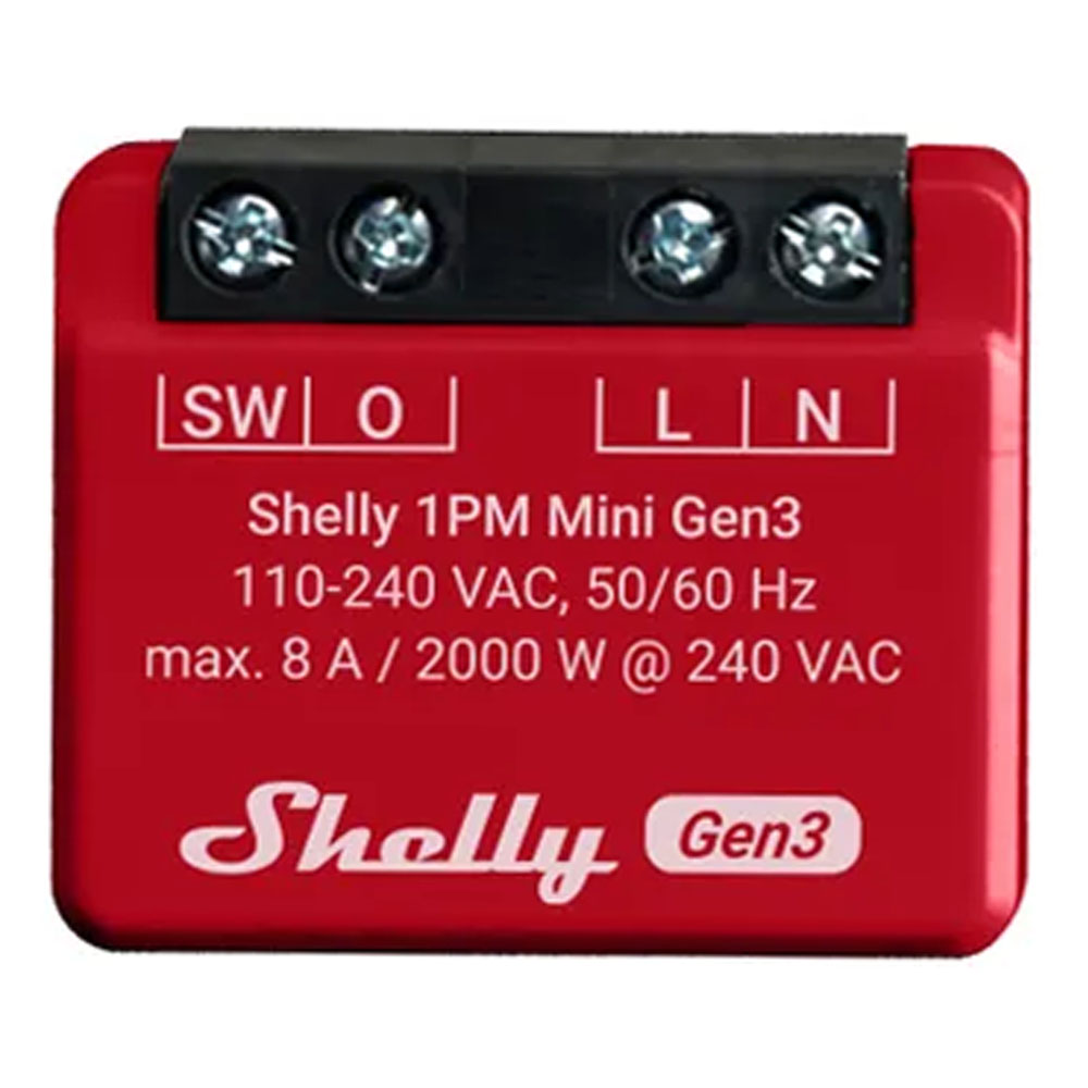 Interruptor Smart Shelly Gen3 1PM Mini 8A 110-240V FG3800235261590