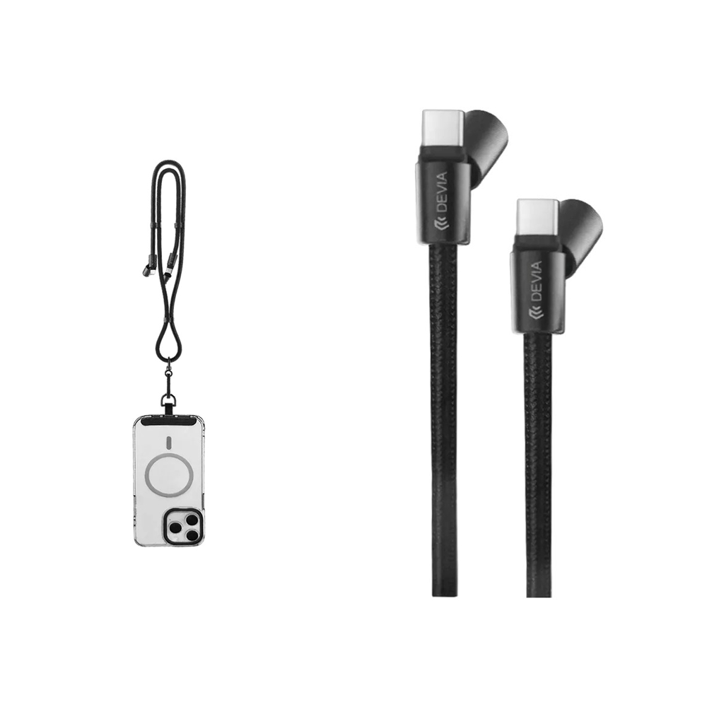 Cordon Devia Ajustable EC657 Serie C a C PD 60W 1.6 - Black