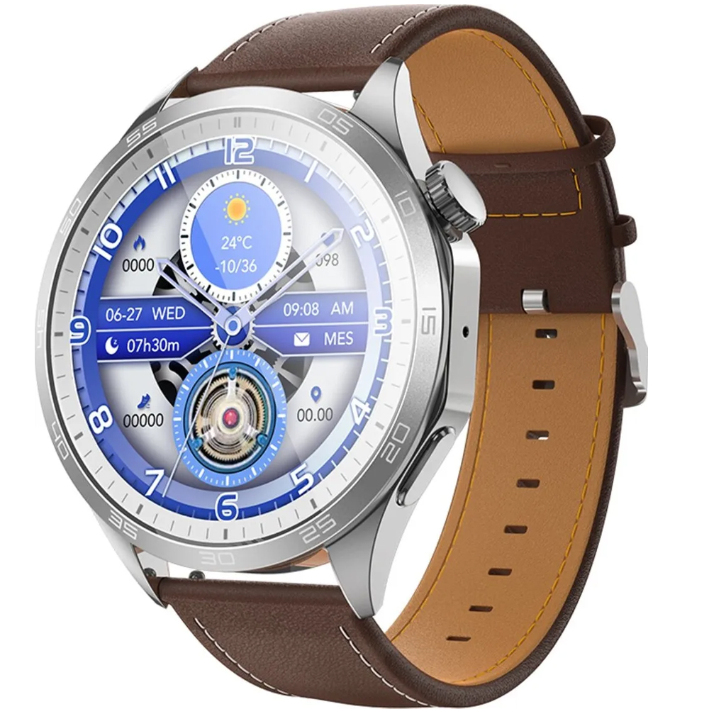Reloj Hoco Watch Y21 Metal - Gray/Brown