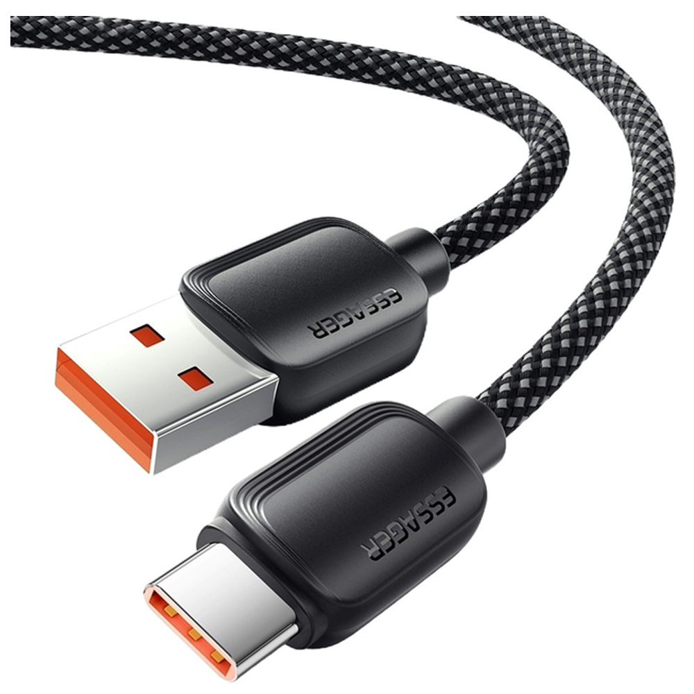 Cable Essager EXC7A-WL01-P USB A USB-C 1M -Black