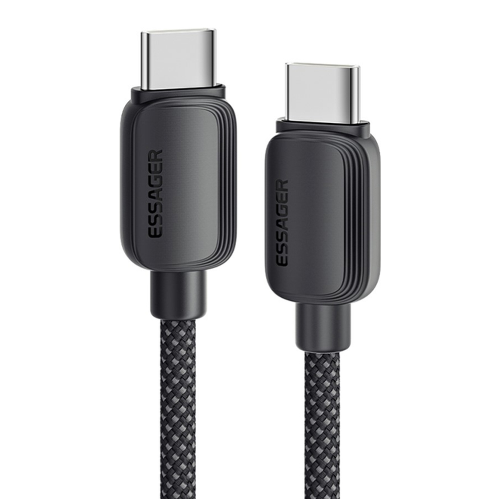 Cable Essager EXCTT1-WL01-P USB-C a USB-C 1m - Black
