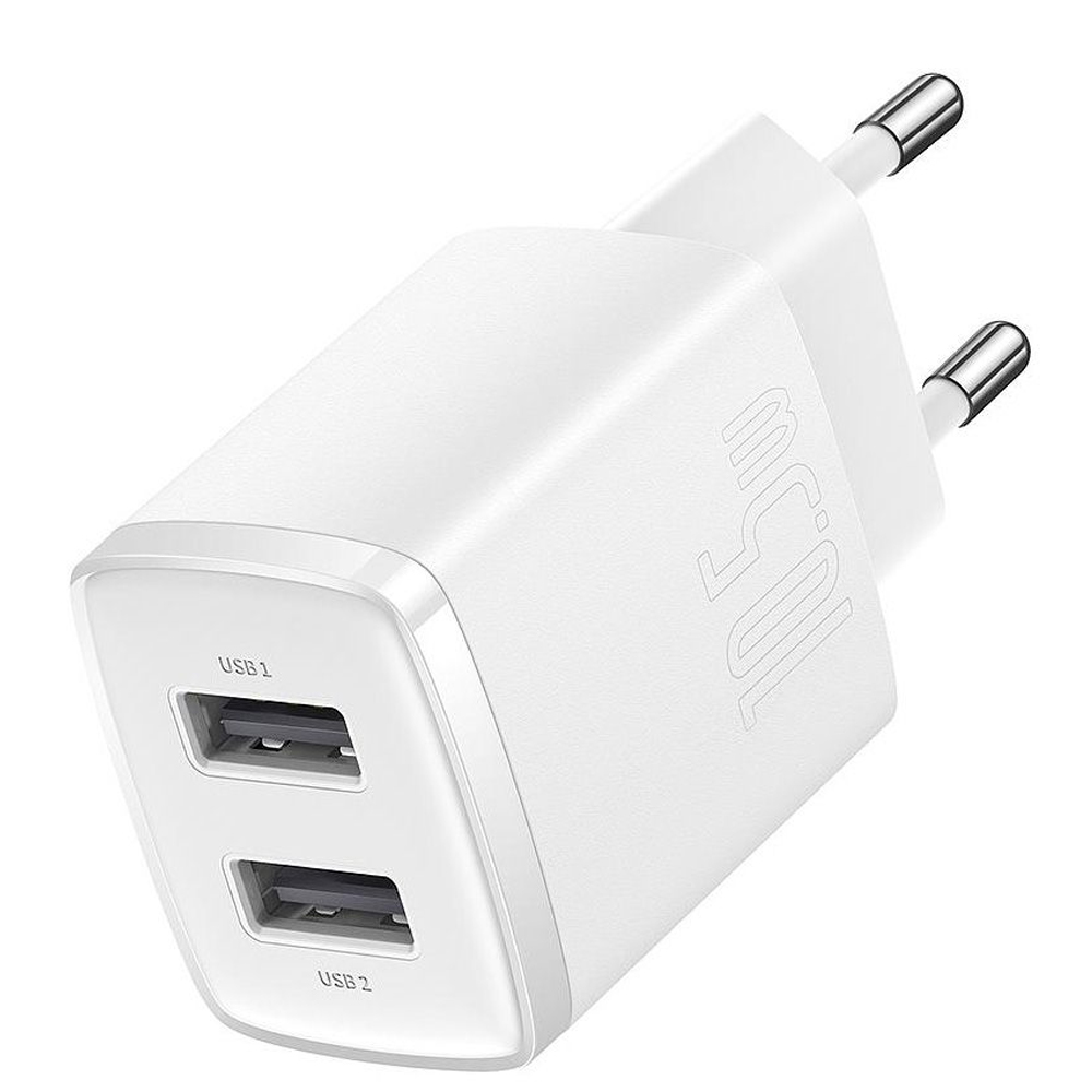 Cargador Fuente Baseus CCXJ-010202 2USB 10.5W -White