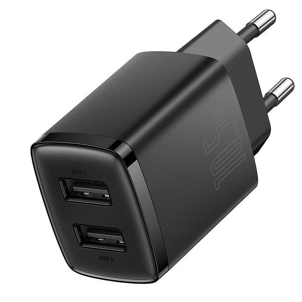 Cargador Fuente Baseus CCXJ-010201 2USB 10.5W - Black