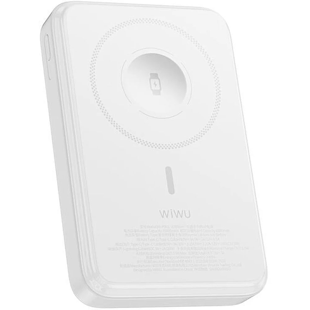 Cargador Inalámbrico WiWU WI-P061 con USB-C a Lightning - White