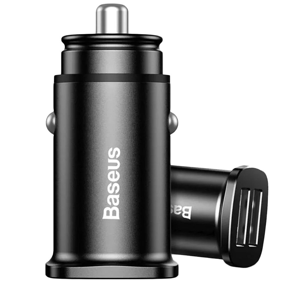 Cargador Vehicular Baseus  CCALL-DS01 30W Dual USB - Black
