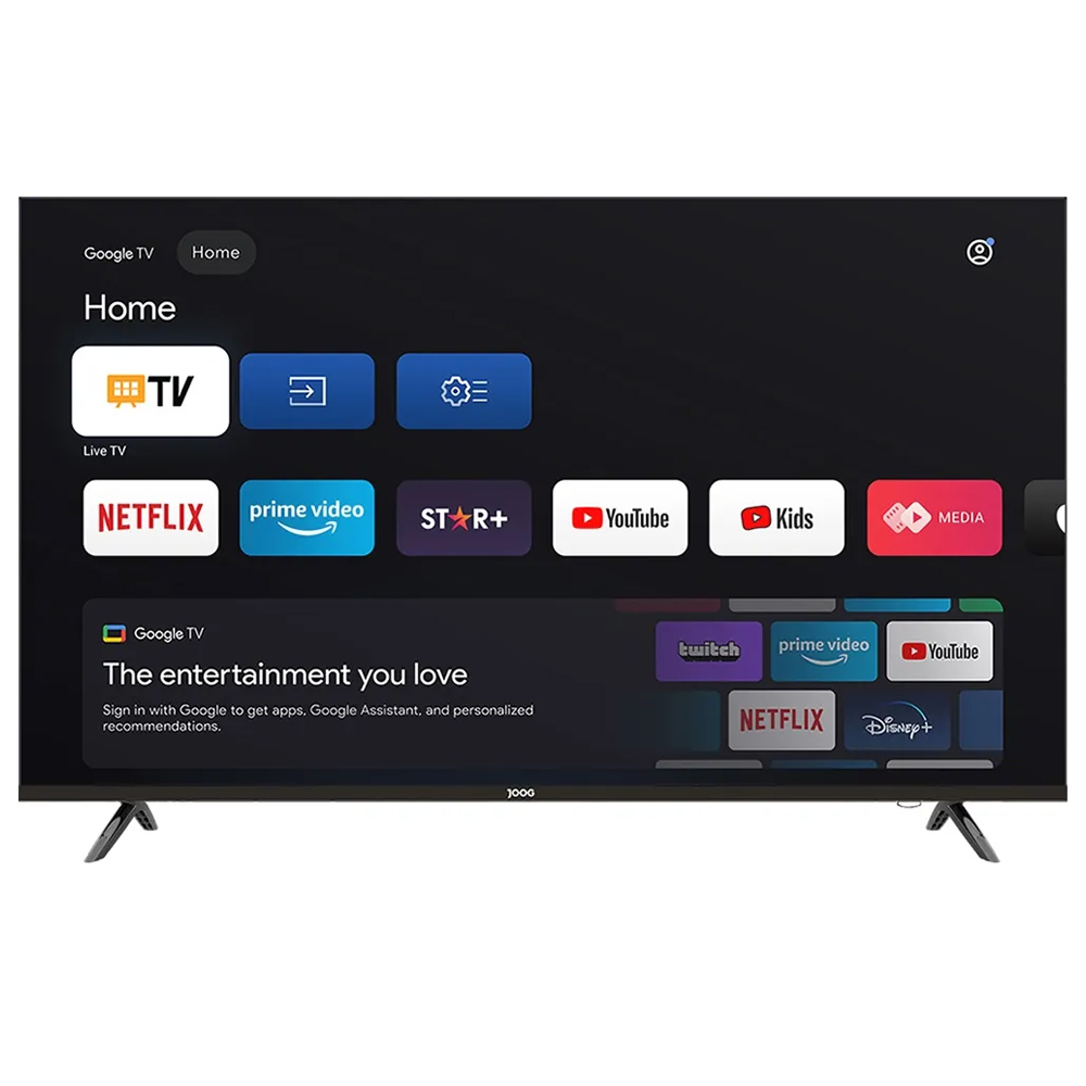 Smart Tv Led 65'' Joog A65JGTV 4K HDMI/USB/ISDBT Google Tv + Soporte