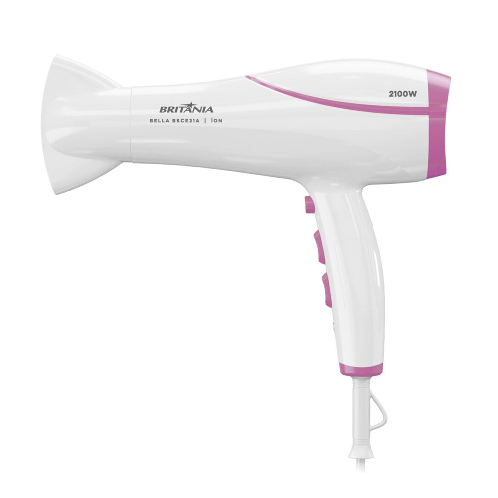 Secador Britania Bella BSCE21A Bivolt - White