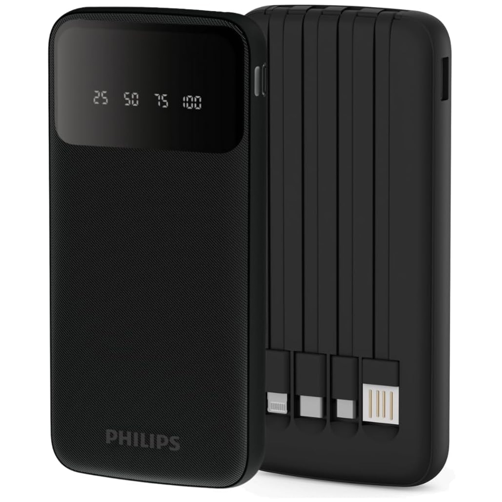 Cargador Wireless Philips DLP7710 10.000mAh - Black