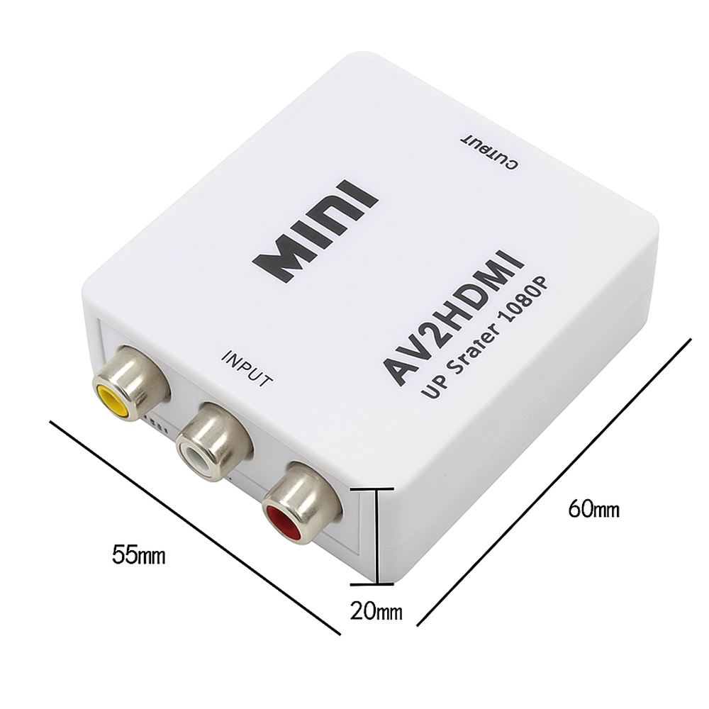 Adaptador Conversor Mini Trove AV a HDMI