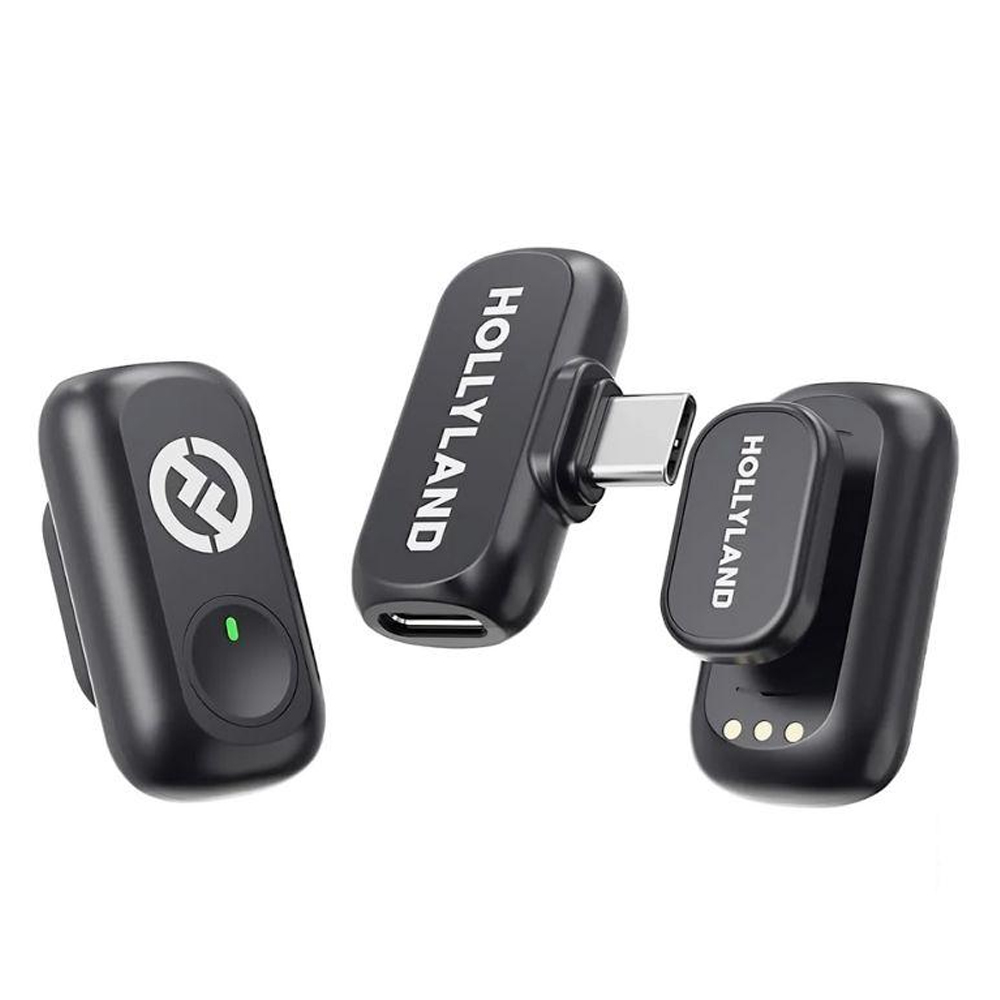 Microfono Inalambrica Hollyland Lark A1 Mini Duo Usb-C - Black