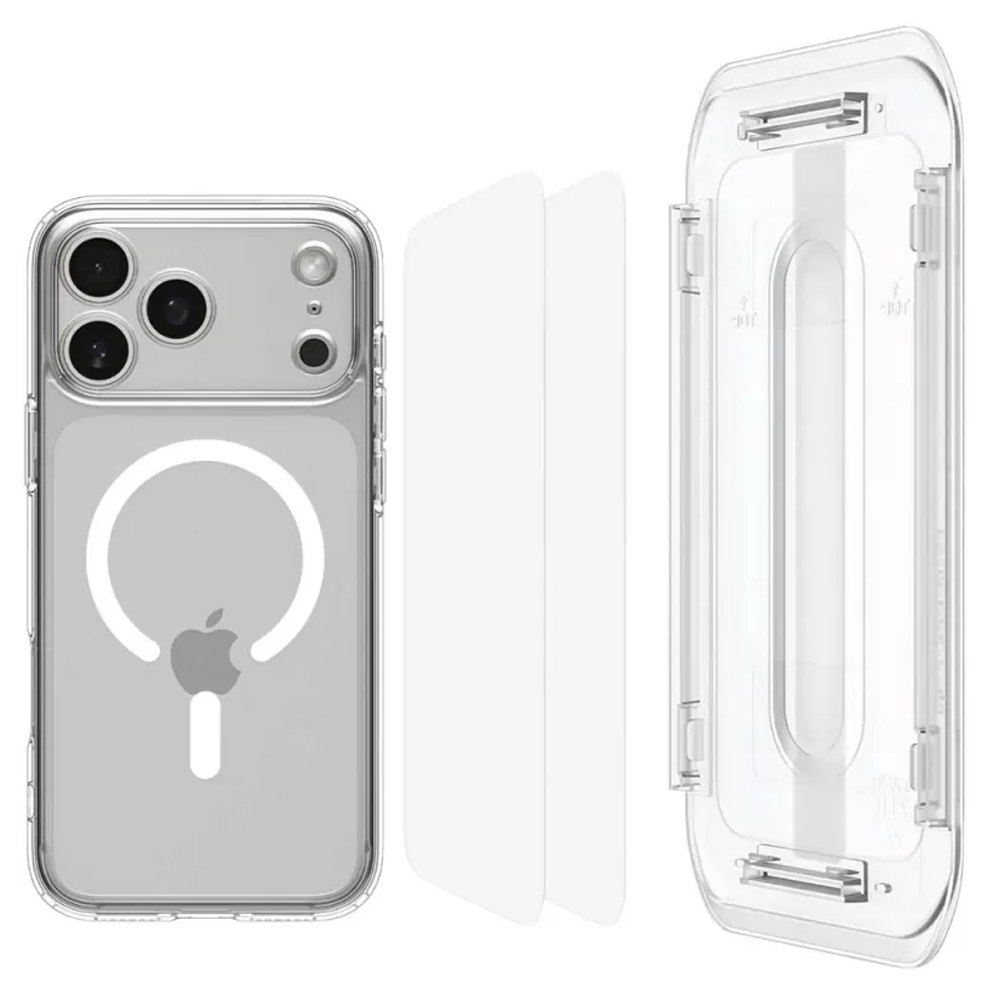 Funda Spigen Iphone 17 Pro Max Ultra Hybrid - Clear + Pelicula (ACS09896)
