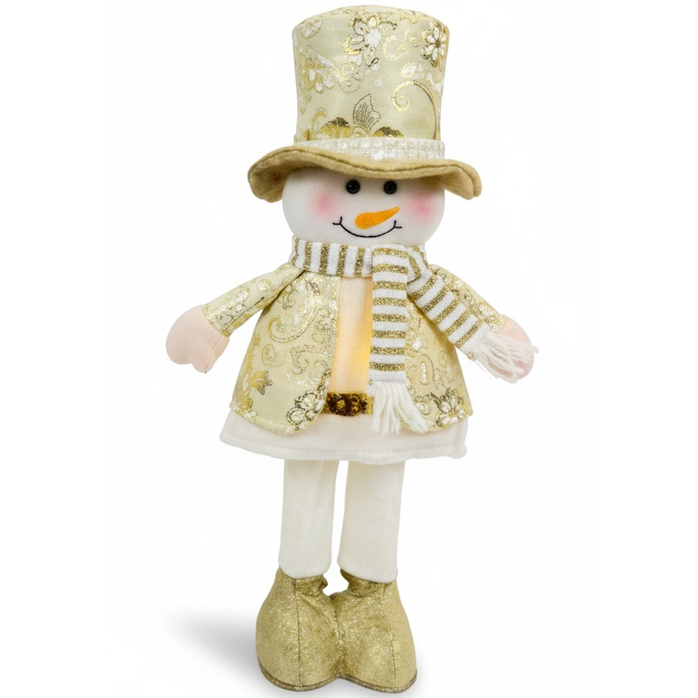Adorno Navideño Muñeco de Nieve JT25-D793 C/Luces 20X45CM