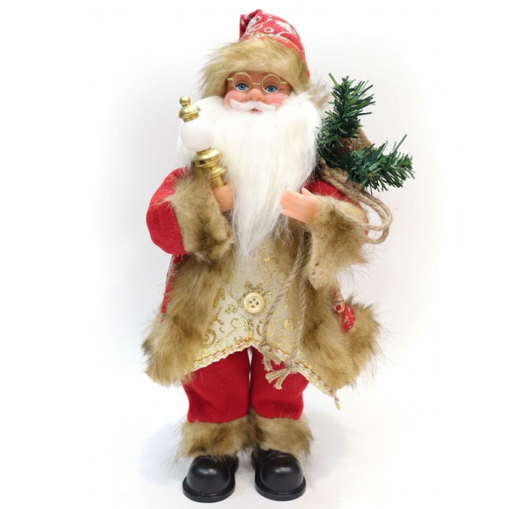 Adorno Navideño Papa Noel JT25-ZST023 C/Linterna/Musica 35CM