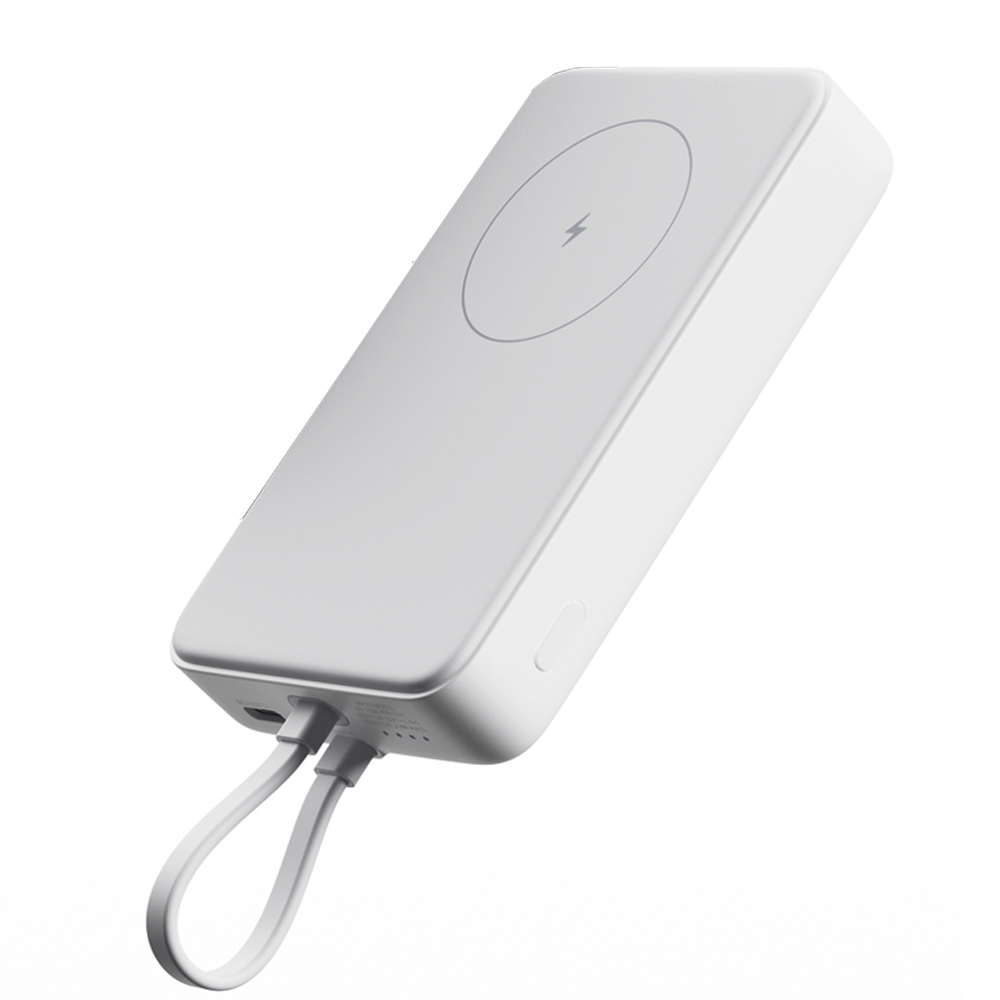 Cargador Portátil Xiaomi 10000mAh Magnético WPB1007MI BHR9822GL con Cable - White