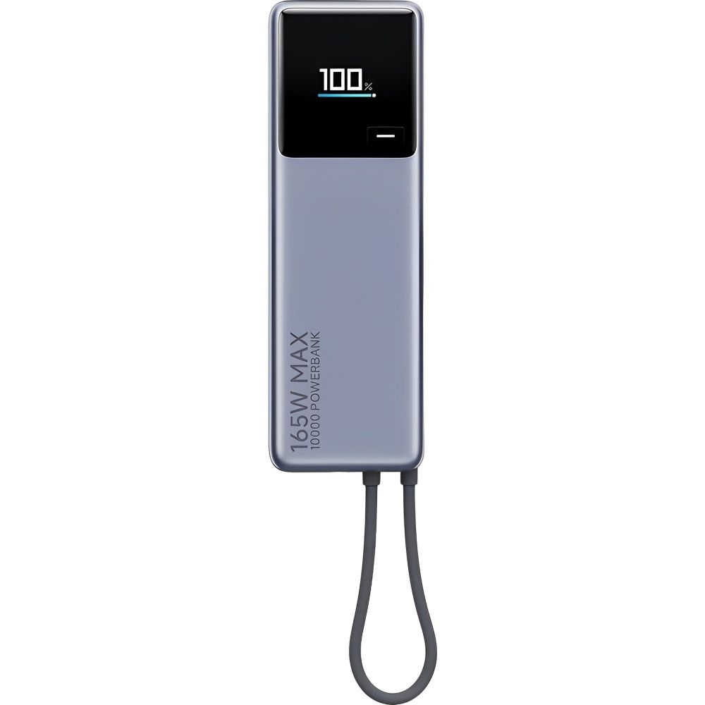 Cargador Portatil Xiaomi 10000MAH Powerbank PB1164MI BHR9361GL 165W - Gray