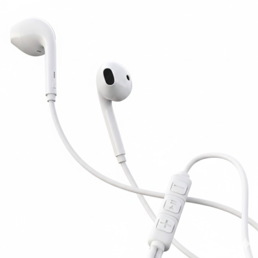 Auricular Devia Con Cable Kintone Serie A3 USB-C - White