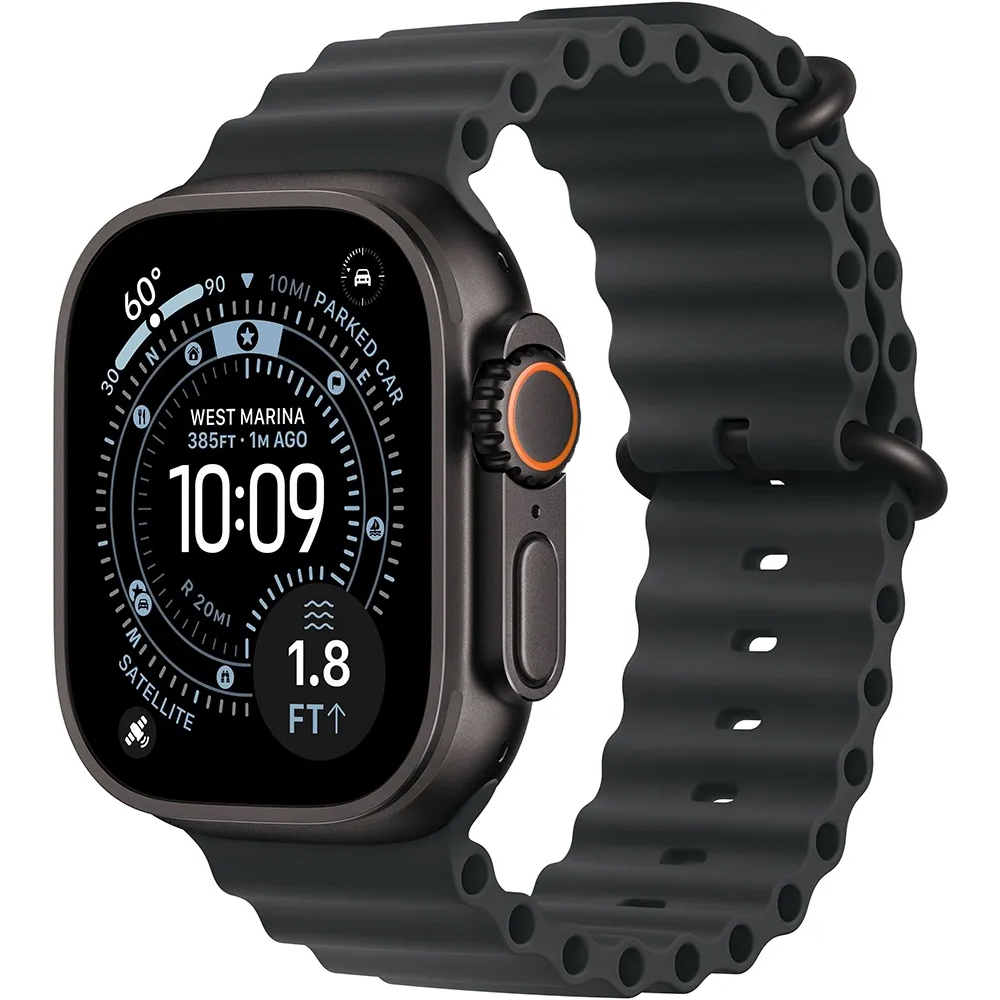 Apple Watch Ultra3 49mm Cell MF0J4LW/A - Black With Black Ocean Band