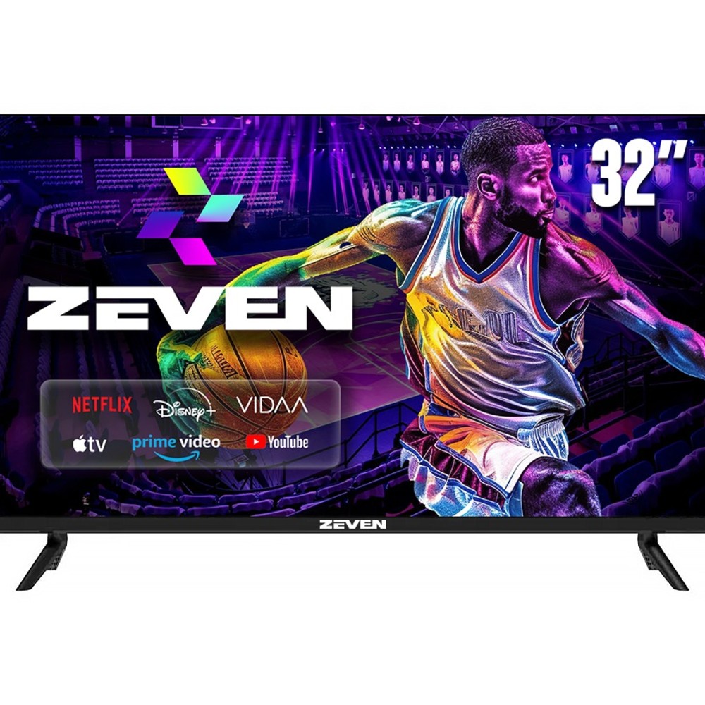 Tv Smart DLED 32" ZEVEN Z32VA Vidaa U9 HD C/Soporte