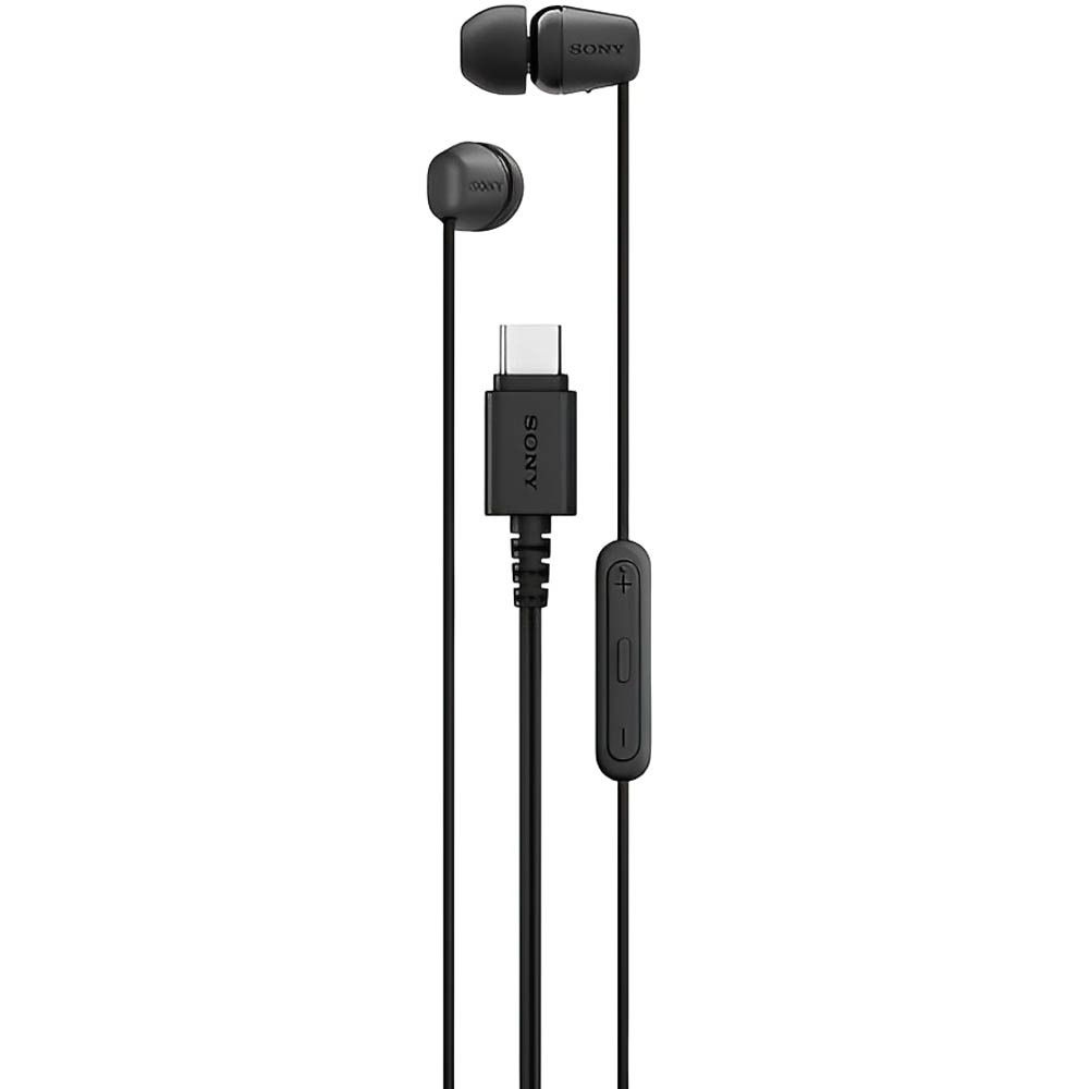 Auricular Sony IER-EX15C 3.5MM USB-C C/Mic - Black