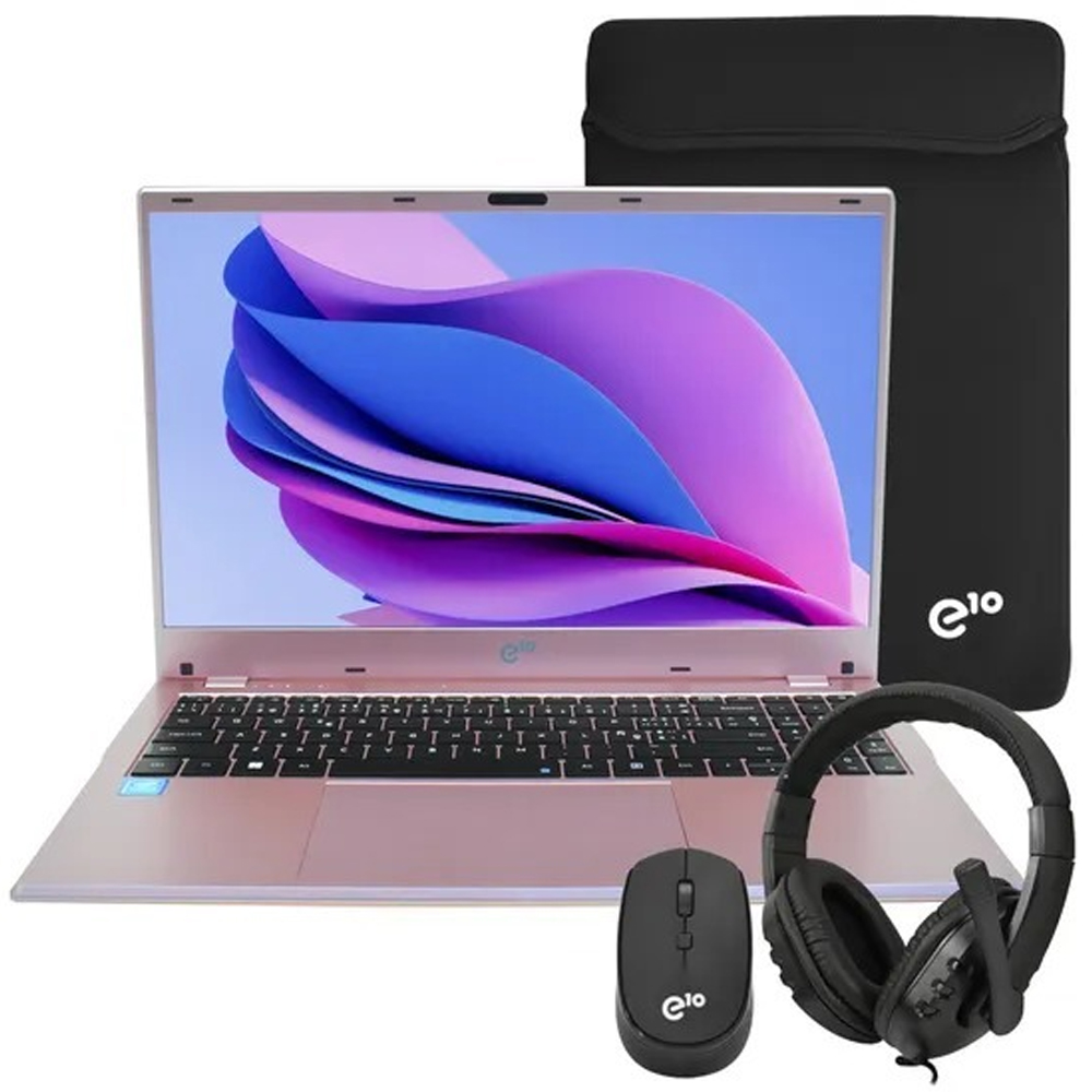 Notebook Acer E10 Etbook SE Cel N4020 8/128GB 15.6" W11- Rose (Mouse + Funda + Auricular)