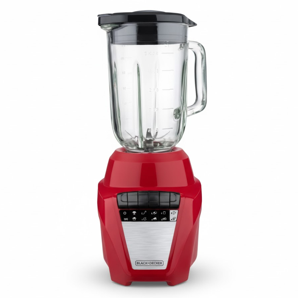 Licuadora Black & Decker BL0876-1RDCL 1.25L 220V - Red + Fortin 450mL