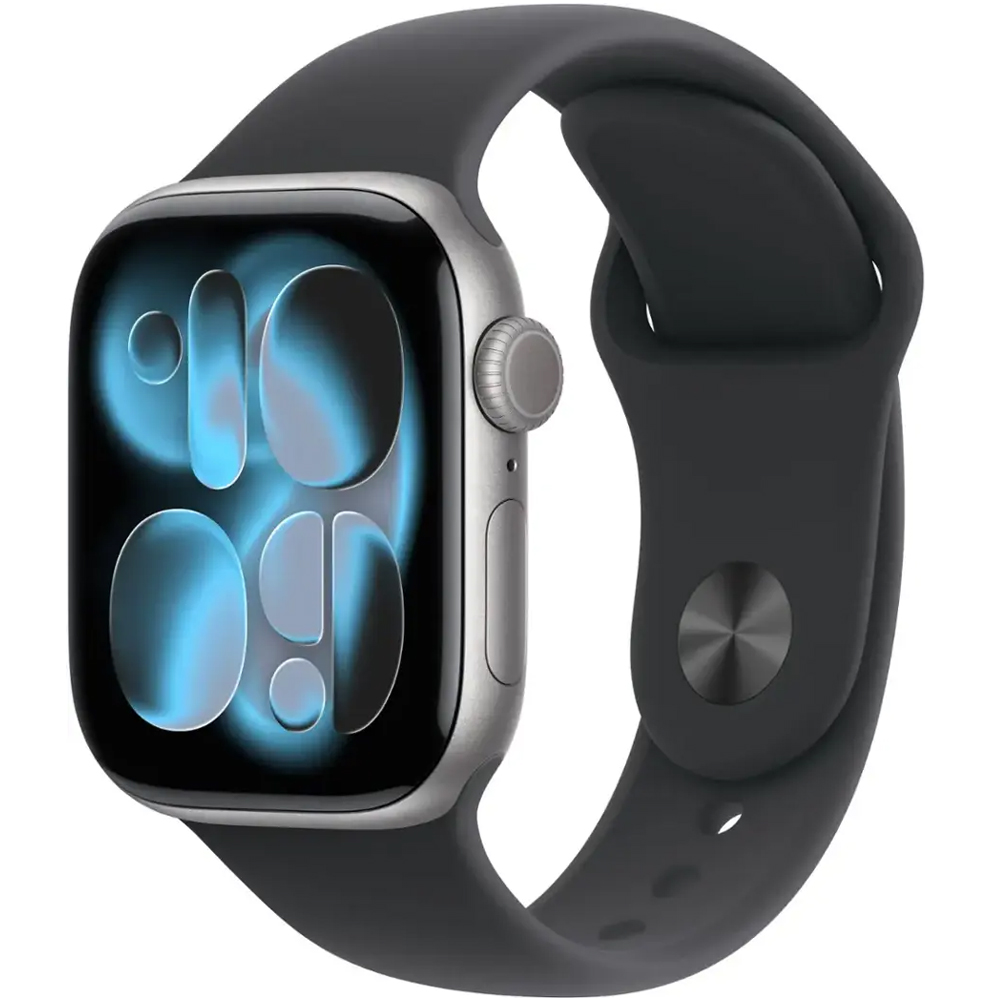 Apple Watch Serie 11 42mm MEQW4LW/A GPS S/M - Space Gray/Black Sport Band