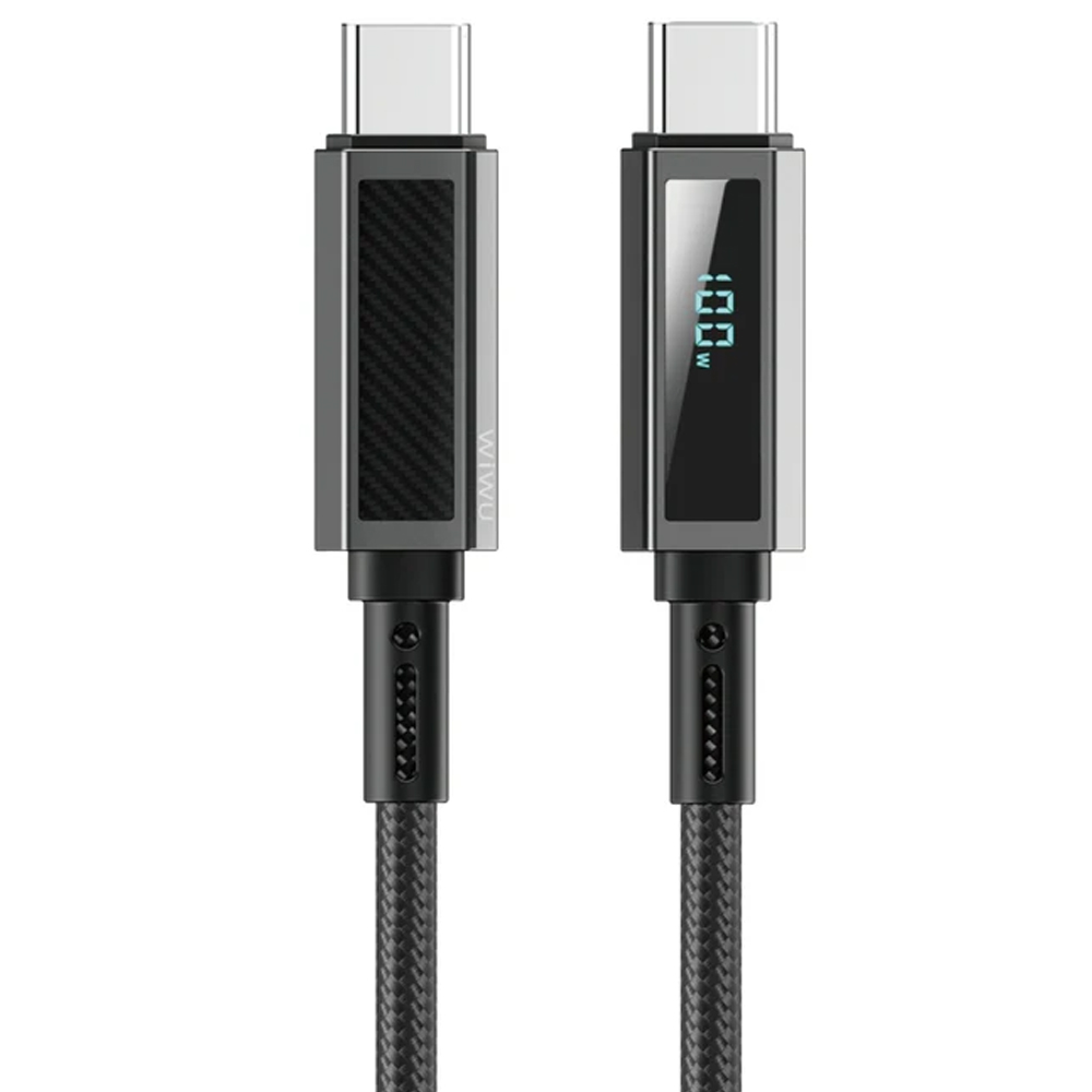 Cable USB Wiwu WI-C079 USB-C a USB-C - Black