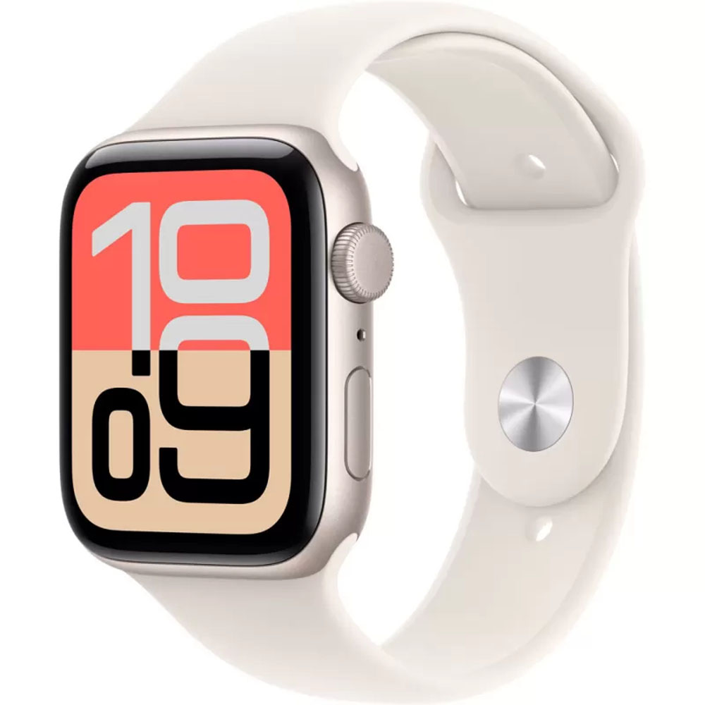 Apple Watch Serie SE 3 44mm MEHJ4LW/A Starlight Sport Band M/L (Caja Fea)