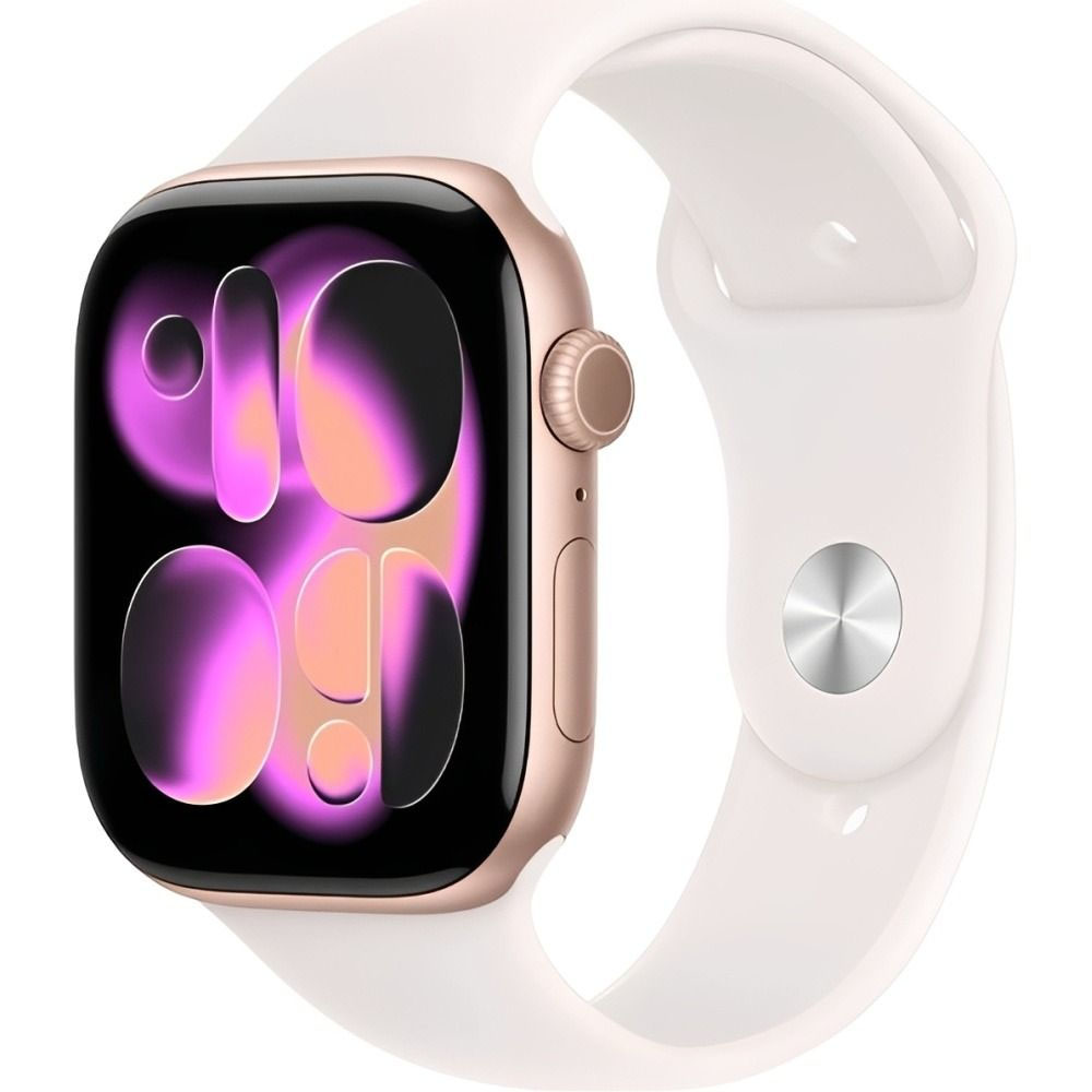 Apple Watch Serie 11 46mm MEV64LW/A GPS Rose Gold Sport Band S/M