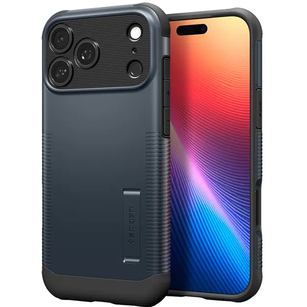 Funda Spigen Iphone 17 Pro Armor Magfit Metal Slate ACS09634