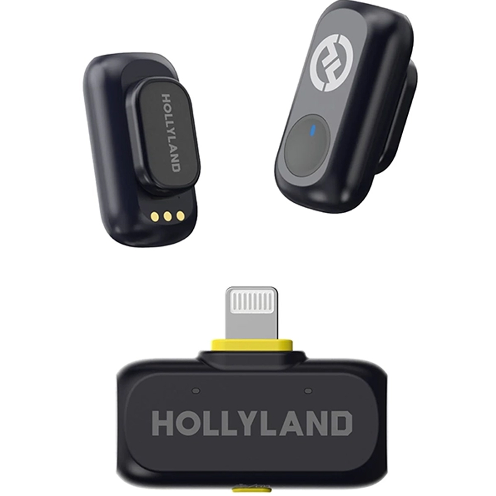 Microfono Inalambrico Hollyland Lark A1 Mini Duo Lightning - Black