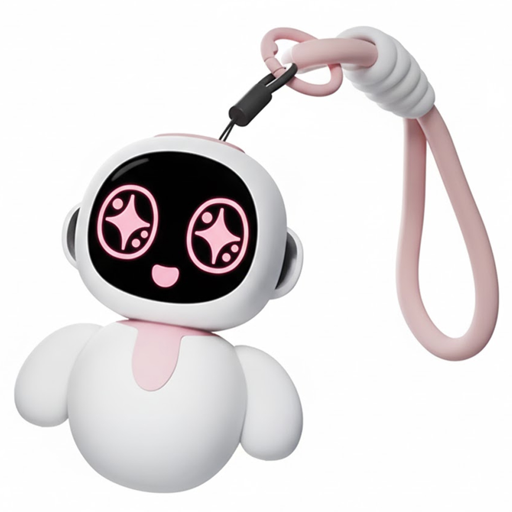 Robot Compañero Eiliko Mini AI Bot - Pink