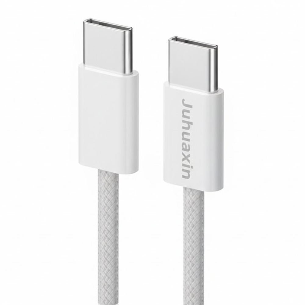 Cable Juhuaxin JU-UX15 USB-C USB-C 65W 1m - White
