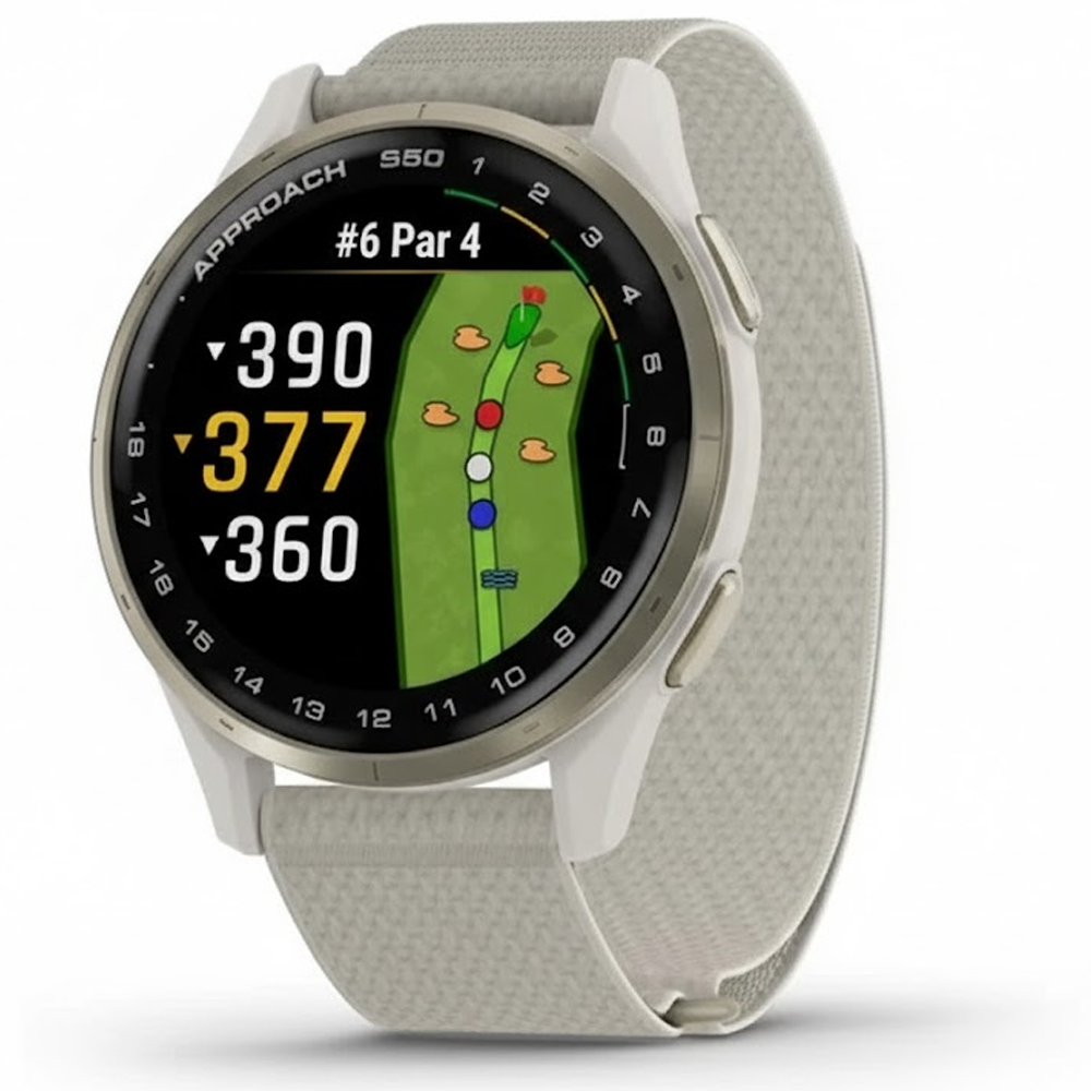 Reloj GPS Garmin Approach S5 010-03010-01 - Cream Gray