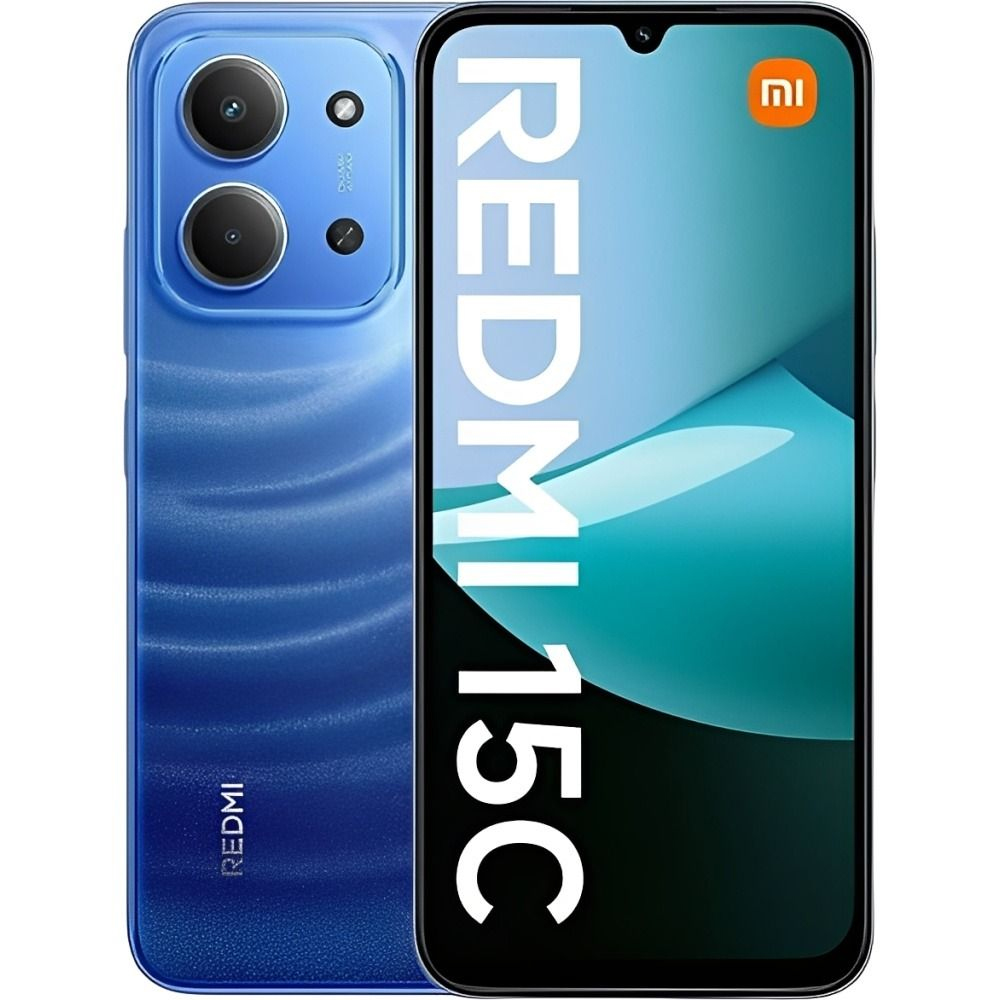 Smartphone Xiaomi Redmi 15C DS LTE 4/128GB 6.9" 50/8MP A15 33W - Moonlight Blue (US)