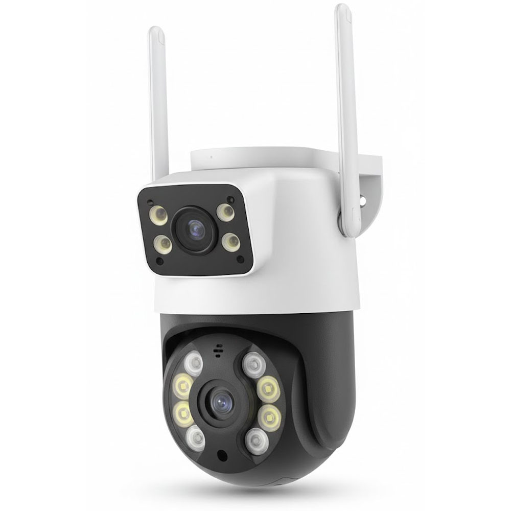 Cámara IP ABC A3055 Pro Dome Wi-Fi Dual Cam