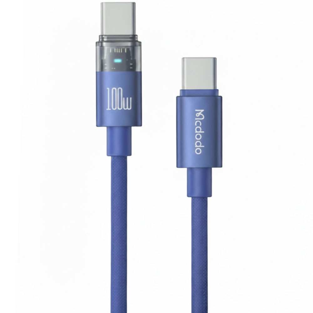 Cable MCDODO CA-5586 USB-C a USB-C 1.2 Metros - Blue
