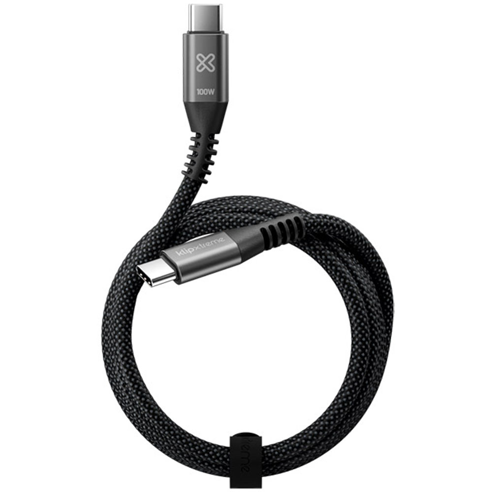 Cable USB-C Klip KAC-550-6FT PowerGo 550 100W 1.8 Metros - Black