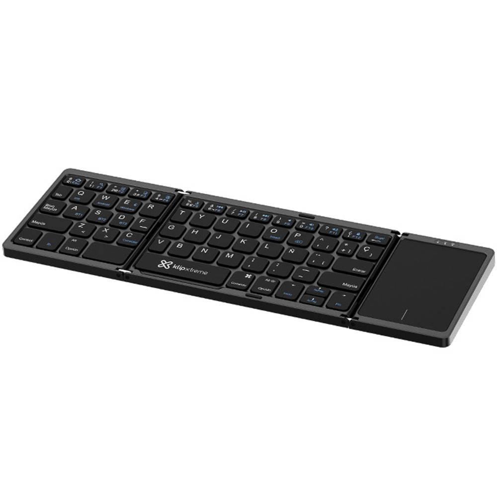 Teclado Klip KCK-650S-BK Flexplit con Touchpad Bluetooth Spa - Black