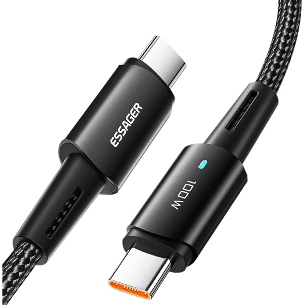 Cable Essager EXCTT1-CGA01 USB-C A USB-C 2M - Black