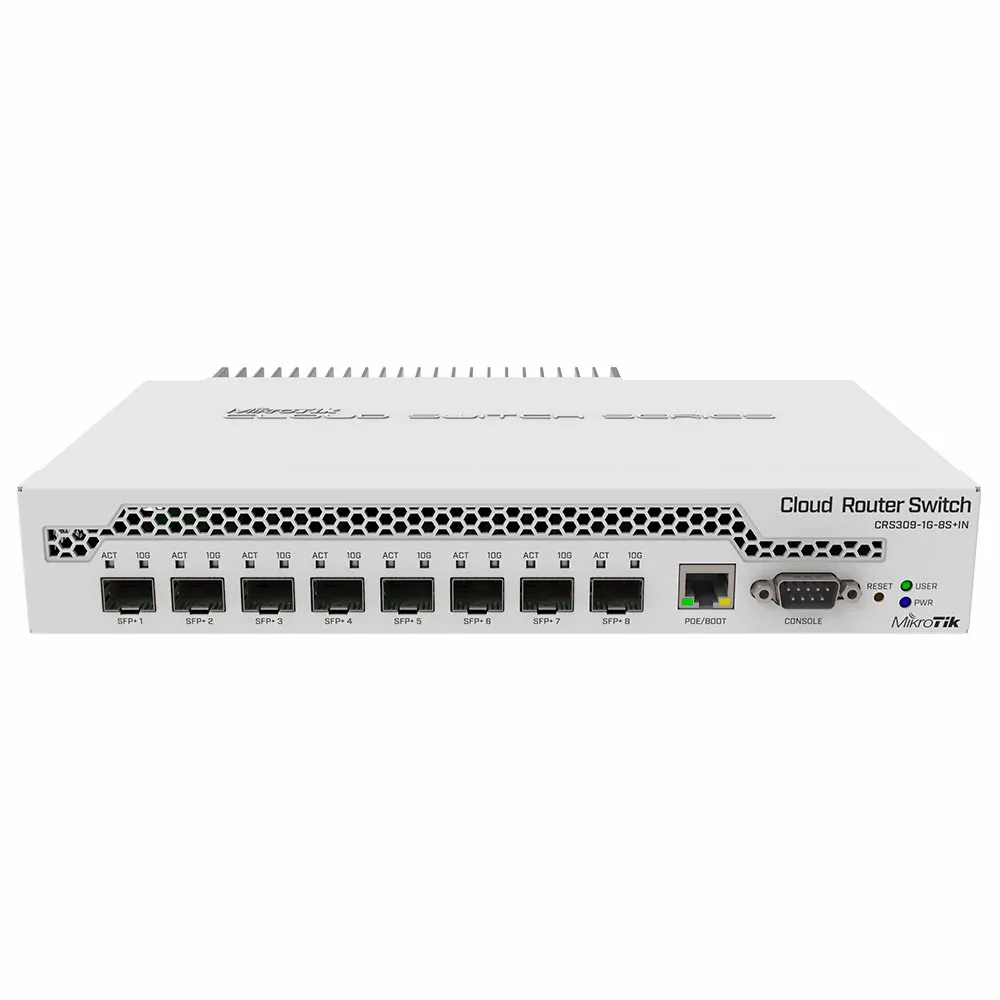 Router Switch Mikrotik Series CRS309-1G-8S+IN 8P