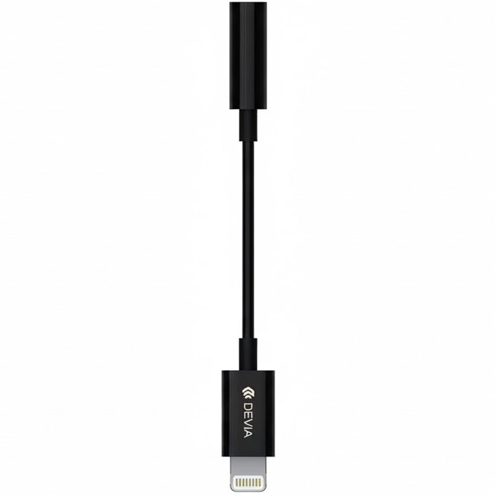 Adaptador Devia EC090 con Audio 3.5mm Lightning - Black