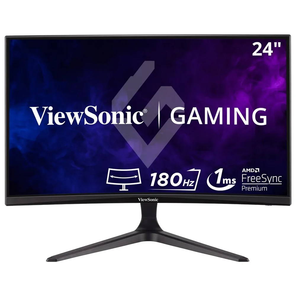 Monitor Led 24'' Viewsonic VX2418C Curved 180HZ - Black