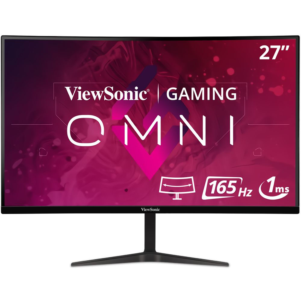 Monitor Gamer 27" ViewSonic VX2718-2KPC-MHD Curved 165Hz - Black