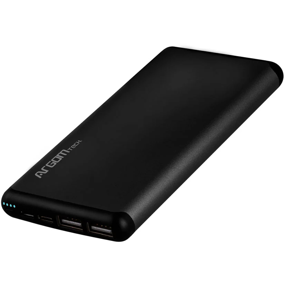 Cargador Portatil Argom S12 12000MAH ARG-PB-1150BK - Negro