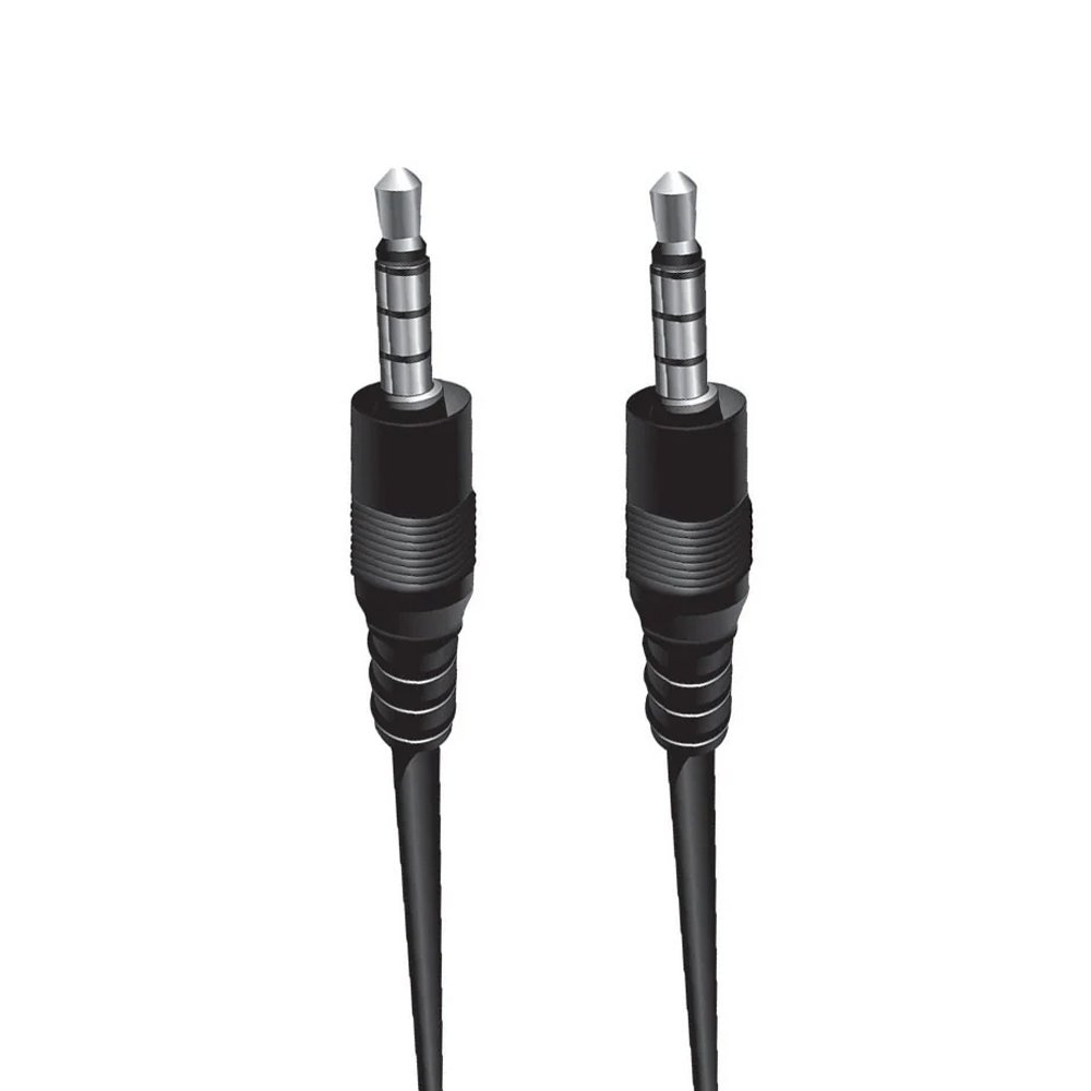 Cable Auxiliar 3.5mm Argom ARG-CB-0035 A00016 - Black