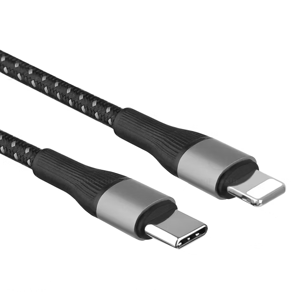 Cable Juhuaxin  JU-UX41 USB-C a Lightning 1m - Black