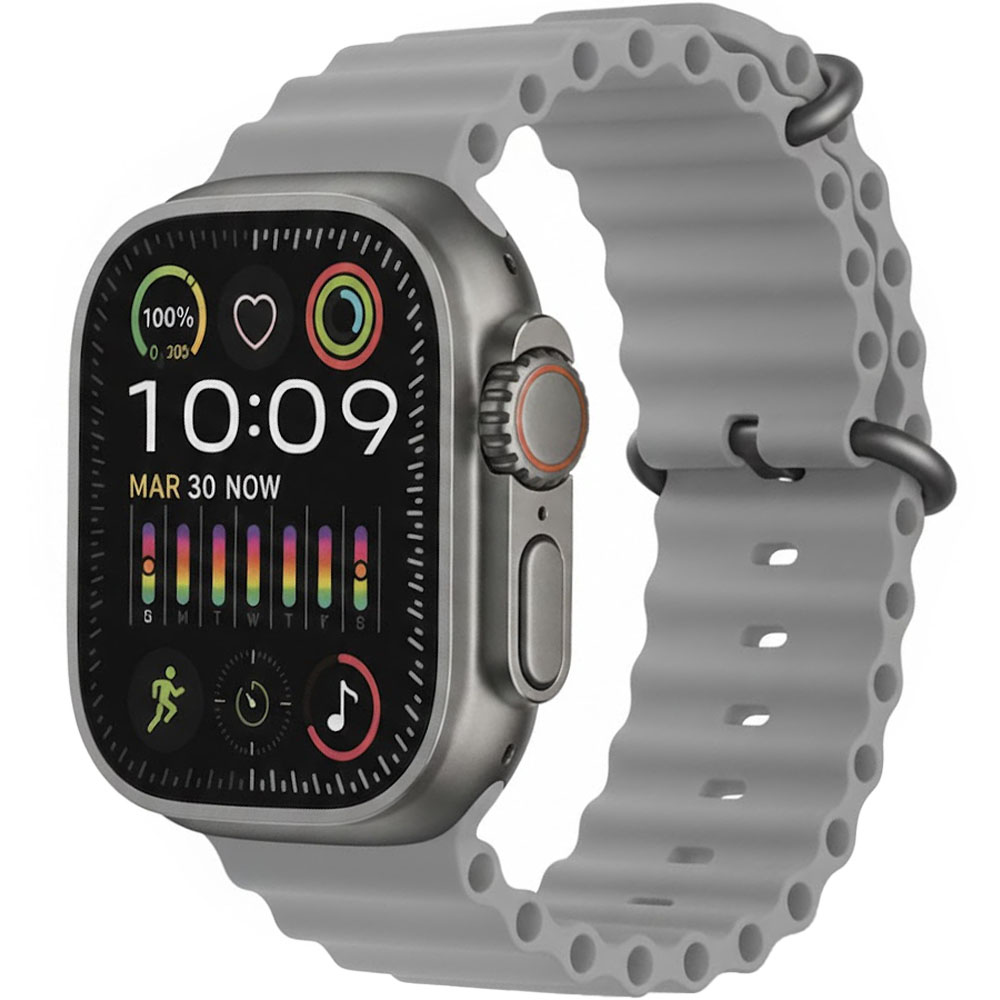 Reloj Smart ABC HW Ultra 2 Mini A3092 Kit 7 Correa/NFC/GPT/AND - Gris