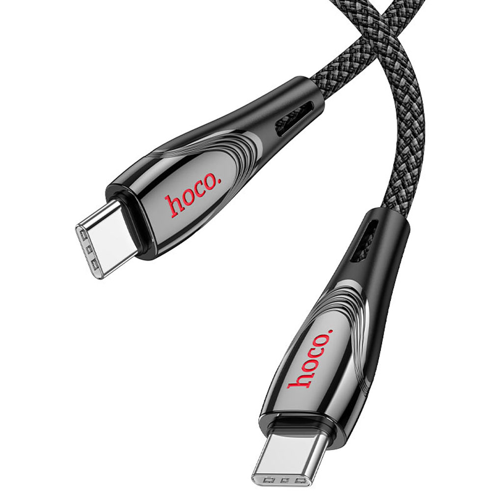 Cable Hoco U133 USB-C a USB-C - Black
