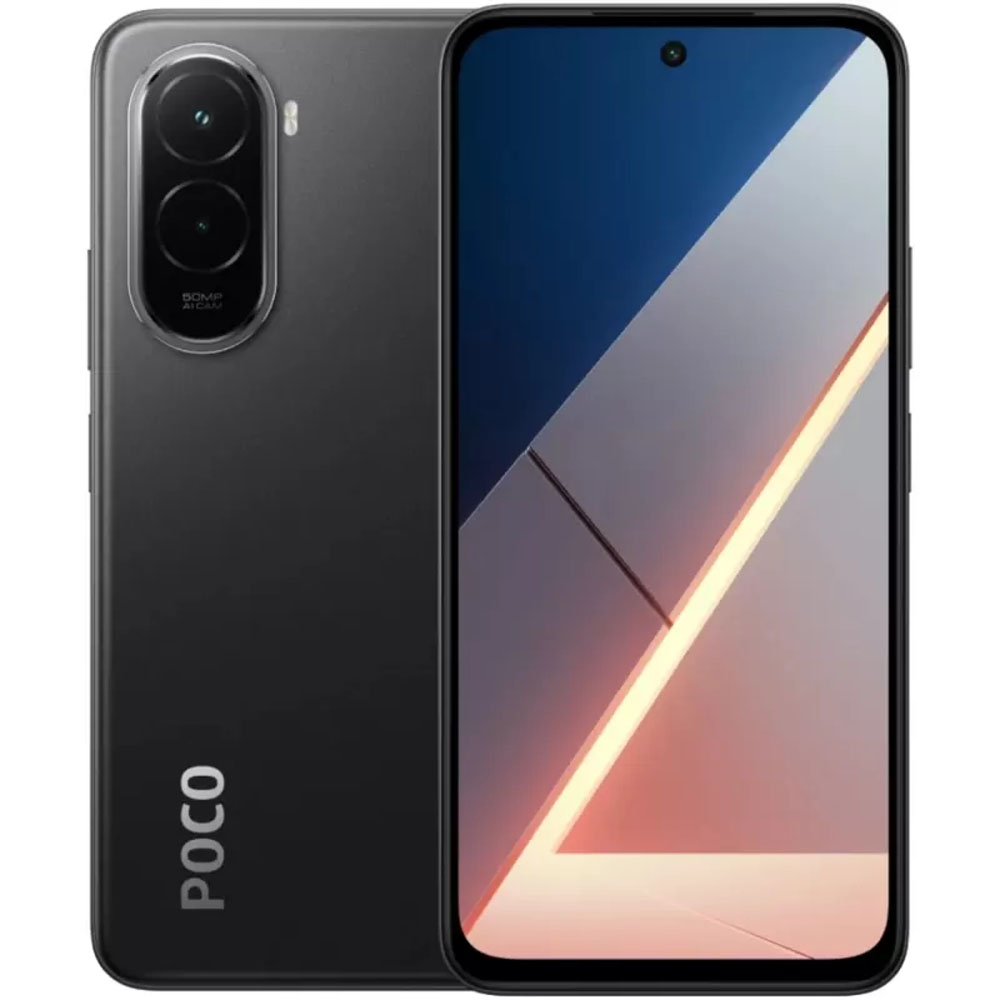 Smartphone Xiaomi Poco M7 DS LTE 6/128GB 6.88" 50/8MP A15 18W - Black